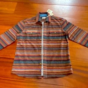 Faherty Brand Large men’s Highlander Stripe shirt.  New with Tags